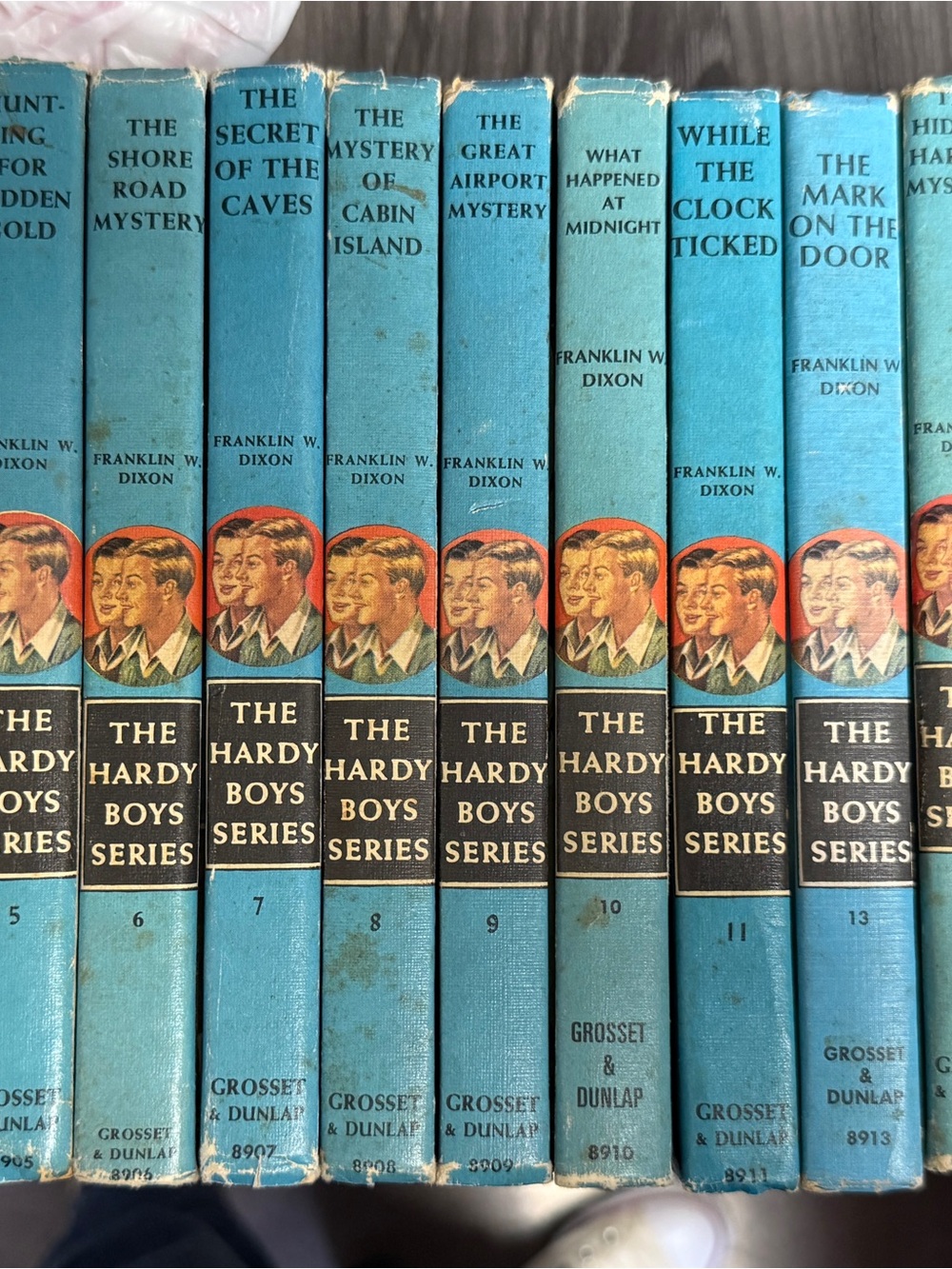 Vintage Hardy Boys Book Set – Volumes 1–11 & 13–18